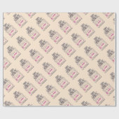 Mode van parfumflesjes, afbeelding van waterverf cadeaupapier (Vlak)