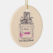 Mode van parfumflesjes, afbeelding van waterverf keramisch ornament (Rechts)