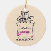 Mode van parfumflesjes, afbeelding van waterverf keramisch ornament (Voorkant)