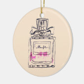 Mode van parfumflesjes, afbeelding van waterverf keramisch ornament (Links)