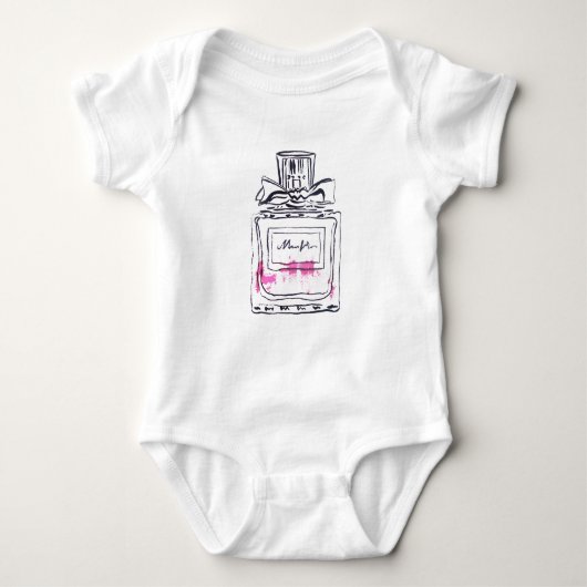 Mode van parfumflesjes, afbeelding van waterverf romper (Voorkant)