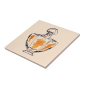 Mode van parfumflesjes, afbeelding van waterverf tegeltje (Zijkant)