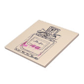 Mode van parfumflesjes, afbeelding van waterverf tegeltje (Zijkant)