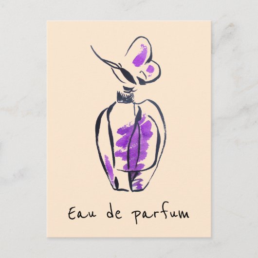 Mode van parfumflessen Eau de parfum Briefkaart (Voorkant)