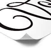 Mode van Parijs:  glamourpatroon. Poster (Hoek)