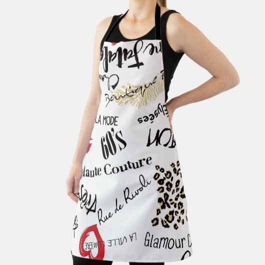 Mode van Parijs:  glamourpatroon. Schort (Insitu)