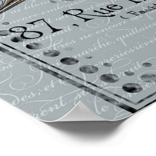 Mode van Parijs Poster (Hoek)