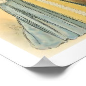 Mode van Parijs van middeleeuwen tot 1850 Poster (Hoek)