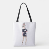 Mode van Planner meisjes citeert canvas tas (Achterkant)