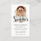 Mode van zomertijden Visitekaartje (Achterkant)