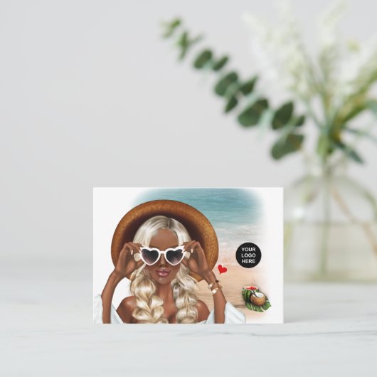 Mode van zomertijden Visitekaartje (Staand voorkant)