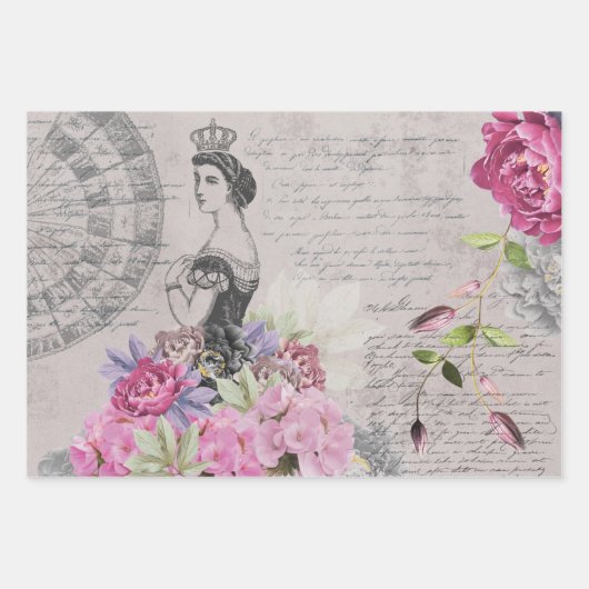 Mode Ventilator handschrift Inpakpapier Vel (Voorkant 2)