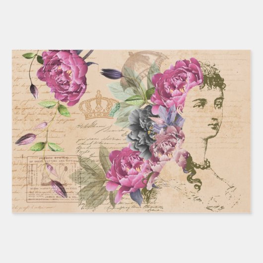 Mode Ventilator handschrift Inpakpapier Vel (Voorkant)