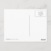 mode verjaardag briefkaart met rozen (Achterkant)