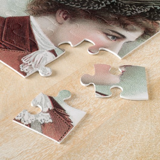 Mode Victoriaans Petten Puzzle Legpuzzel (Zijkant)