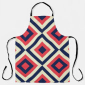 Mode vierkantjes schort (Voorkant)