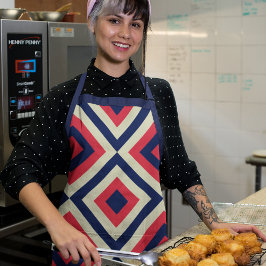 Mode vierkantjes schort