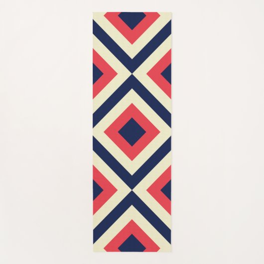 mode vierkantjes yogamat (Voorkant)