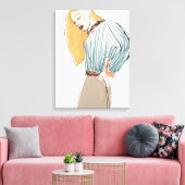 Mode Vignette Canvas Afdruk (Insitu (Woonkamer))