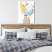 Mode Vignette Canvas Afdruk (Insitu (Slaapkamer))