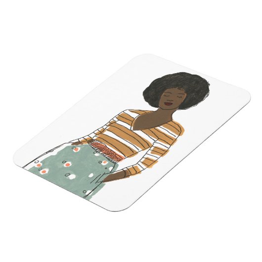 Mode Vignette Portret Magneet (Linkerzijde)