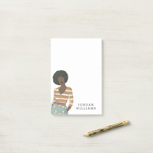 Mode Vignette Portret Post-it® Notes (Op bureau)