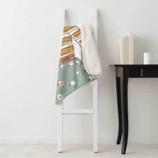 Mode Vignette Portret Sherpa Deken (In situ)