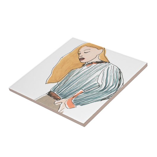 Mode Vignette Tegeltje (Zijkant)