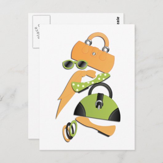 Mode vindt briefkaart (Voorkant / Achterkant)