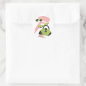 Mode vindt ronde sticker (Tas)