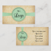 Mode vintage visitekaartje (Voorkant / Achterkant)