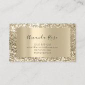 Mode VIP van Champaign Gold Wedding Event Planner Afsprakenkaartje (Achterkant)