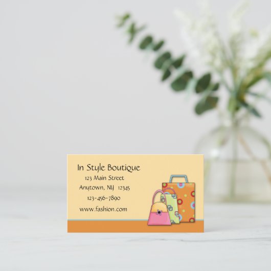 Mode Visitekaartje (Staand voorkant)