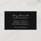 Mode Visitekaartje (Achterkant)