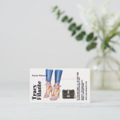 Mode Visitekaartje Glam Chic Diamond (Staand voorkant)