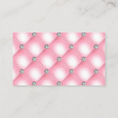 Mode Visitekaartje Glam Chic Diamond (Achterkant)