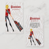 Mode Visitekaartje handtas Zebra 2 (Voorkant / Achterkant)