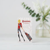 Mode Visitekaartje handtas Zebra 2 (Staand voorkant)