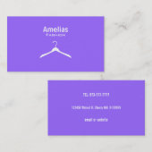 Mode Visitekaartjes (Voorkant / Achterkant)