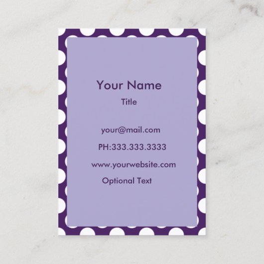 Mode Visitekaartjes (Achterkant)