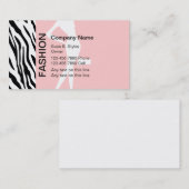 Mode Visitekaartjes (Voorkant / Achterkant)