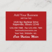 MODE VISITEKAARTJES - SRF (Achterkant)