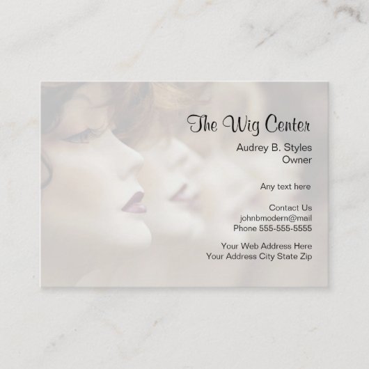 Mode Visitekaartjes winkel (Voorkant)