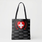 Mode vlag Zwitserland/sport Tote Bag (Voorkant)