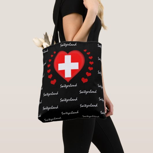 Mode vlag Zwitserland/sport Tote Bag (Dichtbij)