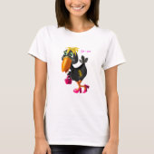 Mode vogel - schilderen - vun t-shirt (Voorkant)