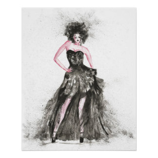 Mode Vogue Woman Perfect Poster