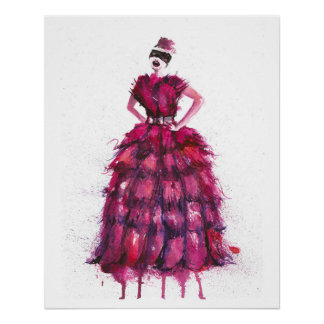 Mode Vogue Woman Perfect Poster