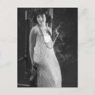 Mode voor damesflaters uit de jaren 20 Briefkaart