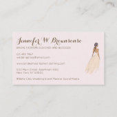 Mode voor de bruiloft van de Bridesmaid-partij Visitekaartje (Achterkant)